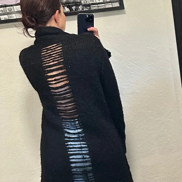 Current Elliot Distressed Cardigan - Picture 3 of 4